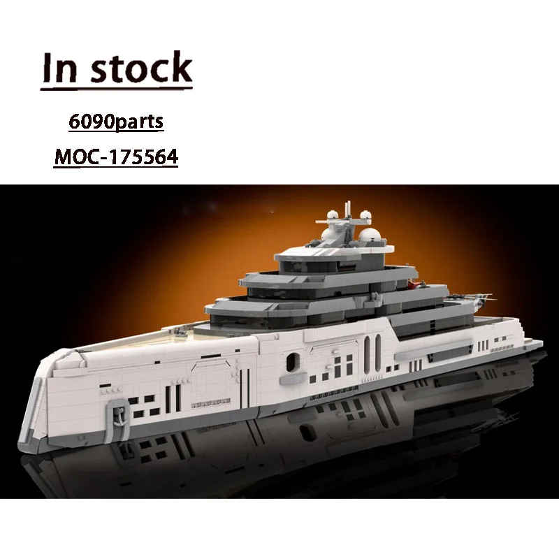 

MOC-175564 Новый роскошный классический супер-яхтовый строительный блок, модель 6090, детали, игрушка в подарок на день рождения и Рождество для мальчиков и детей