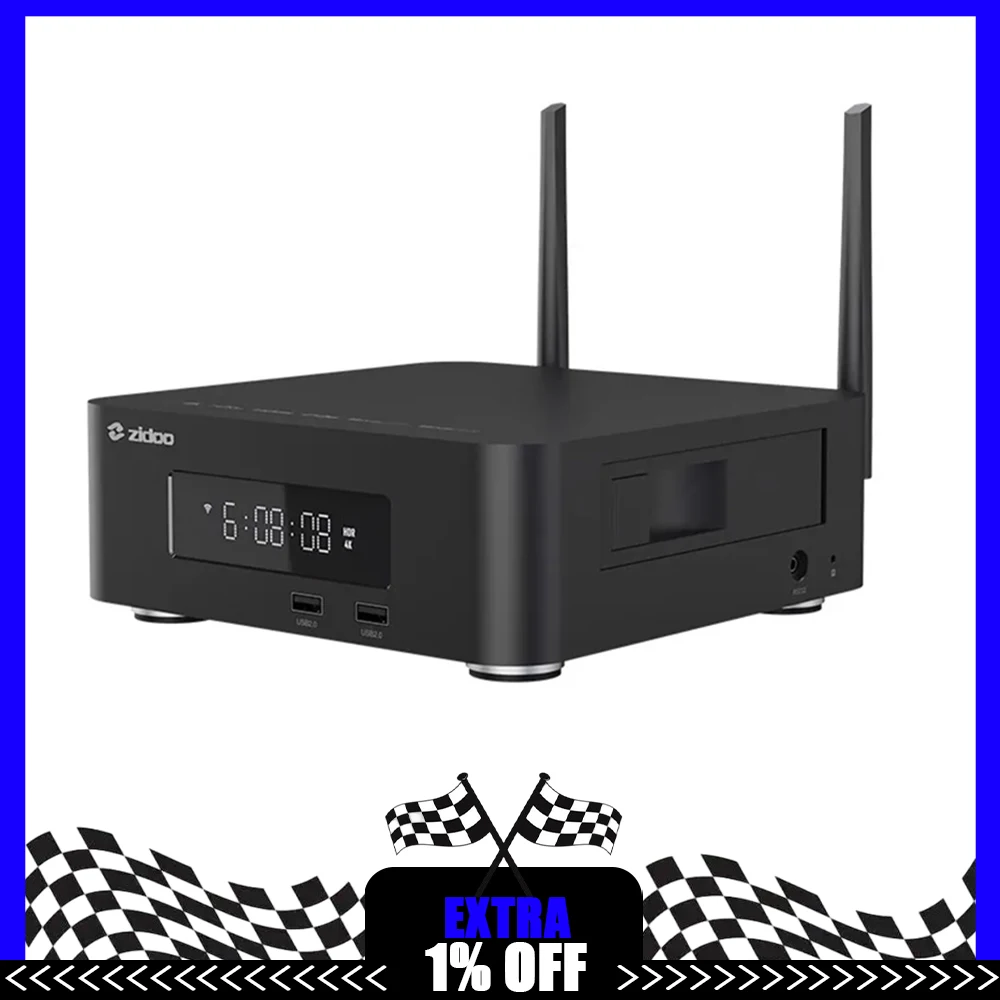 

Медиаплеер ZIDOO Z20 PRO 4K HDR10+ 4K HDR Android 11 ТВ RTD1619BPD 4G+32G Поддержка Ethernet WiFi NAS HDD Пользовательский плеер