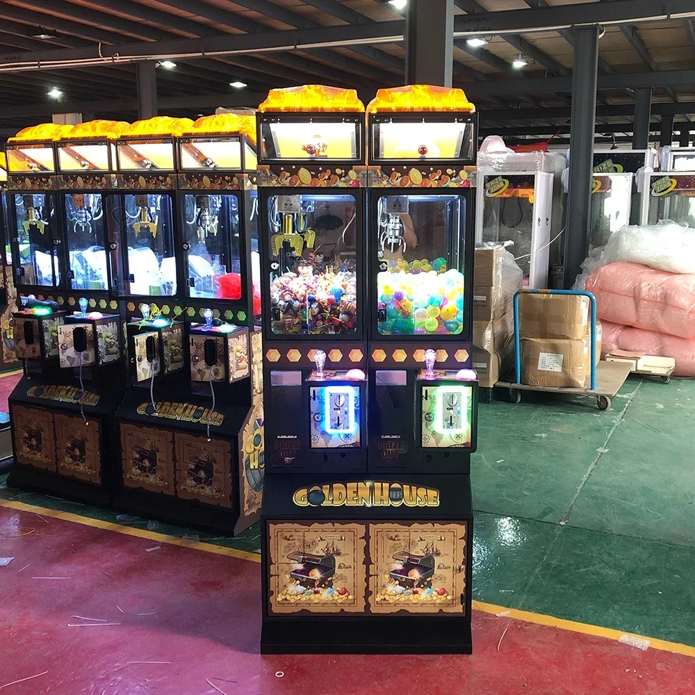 Design Double Gold House Mini Super Crane Claw Machine