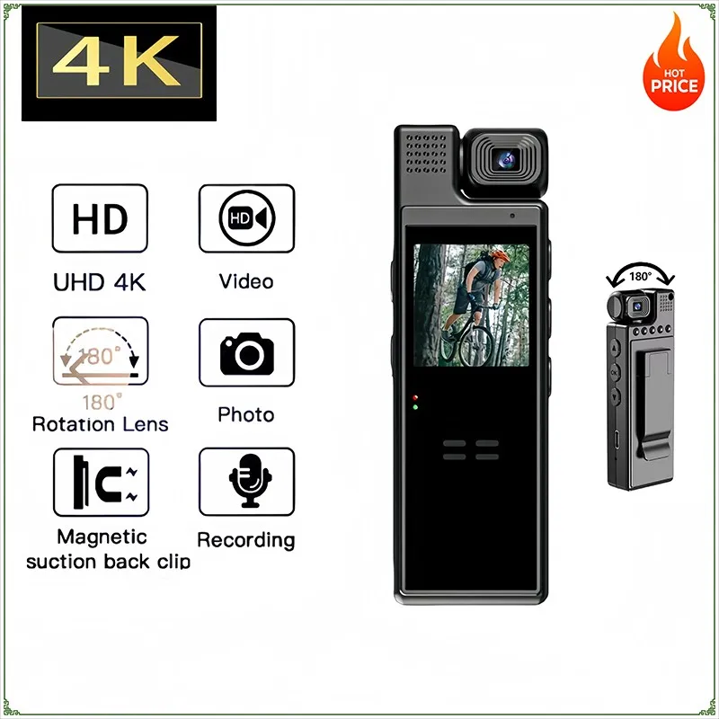 4K Wifi Body Camcor… - image