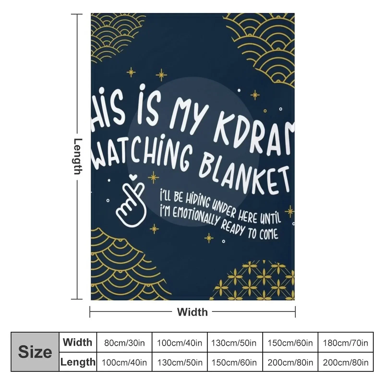 This is My Kdrama Watching Blanket Gift for Kdrama Fans Throw Blanket Picnic bed plaid warm for winter Blankets