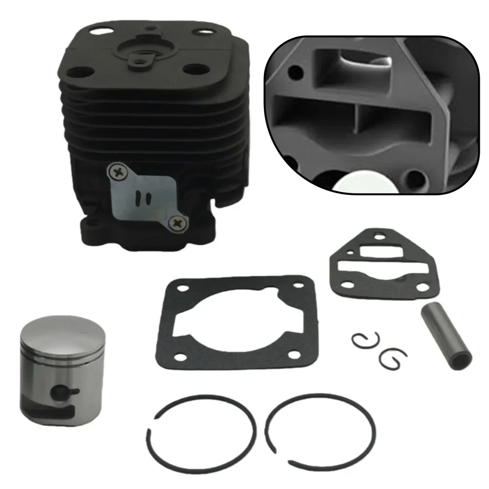 Replacement 34MM Cylinder for Piston Kit with Gaskets Compatible with For RedMax BCZ260T SRTZ260F 525ECS 525ES
