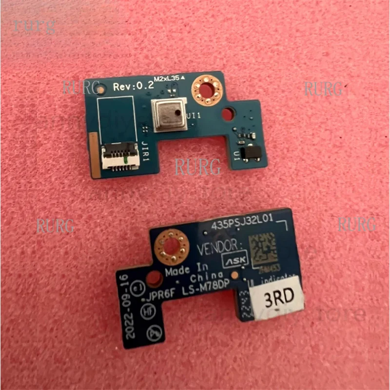 R+  LS-M78DP New For HP Omen9 16-WF JPR6F Audio Power On Sensor Board
