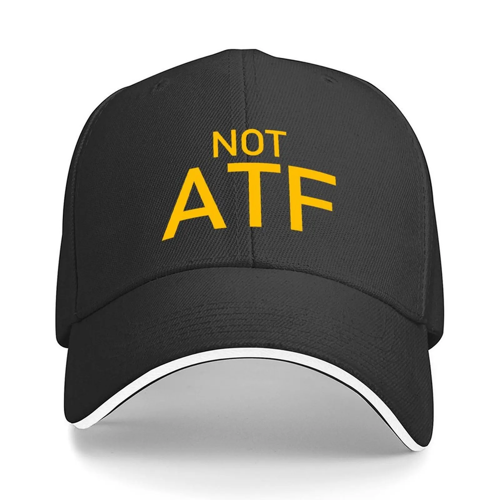 

Not ATF - Gun Meme, BATFE, Gun Rights Baseball Cap Hat men fun hats Unique hats Sunhat Women's Beach Visor Men's