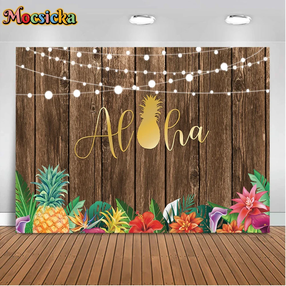 Mocsicka Hawaii Photography Backgrounds Summer Beach Seaside Children Birthday Holiday Baby Shower Custom Portrait Backgrounds