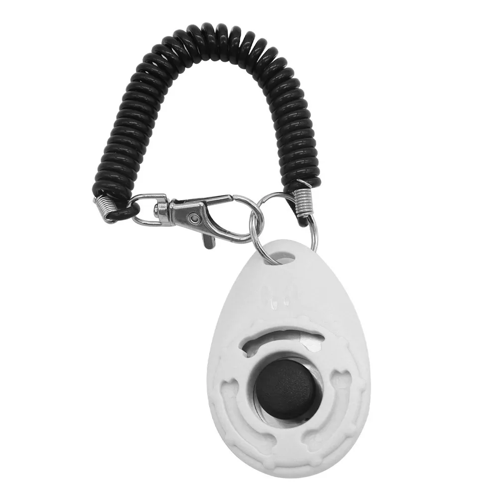 

2/Pack Dog Training Clicker with Adjustable Wrist Strap Durable Lightweight Easy To Use for Cats Puppy Birds Horses