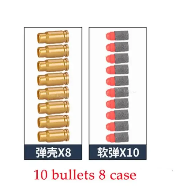 Air soft rubber EVA foam gun bullet airsoft pistol for gun shot paintballs Children's Toy Accessories Adult CS Game Party Gift