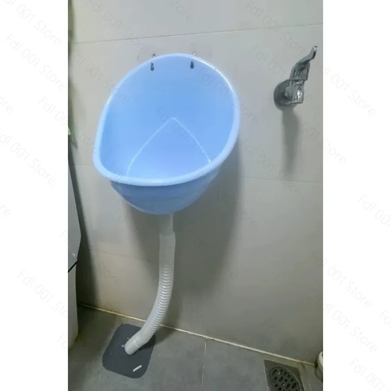 Wall Mounted Plastic Urinal No Flush Portable for Kids Boys Home Bathroom