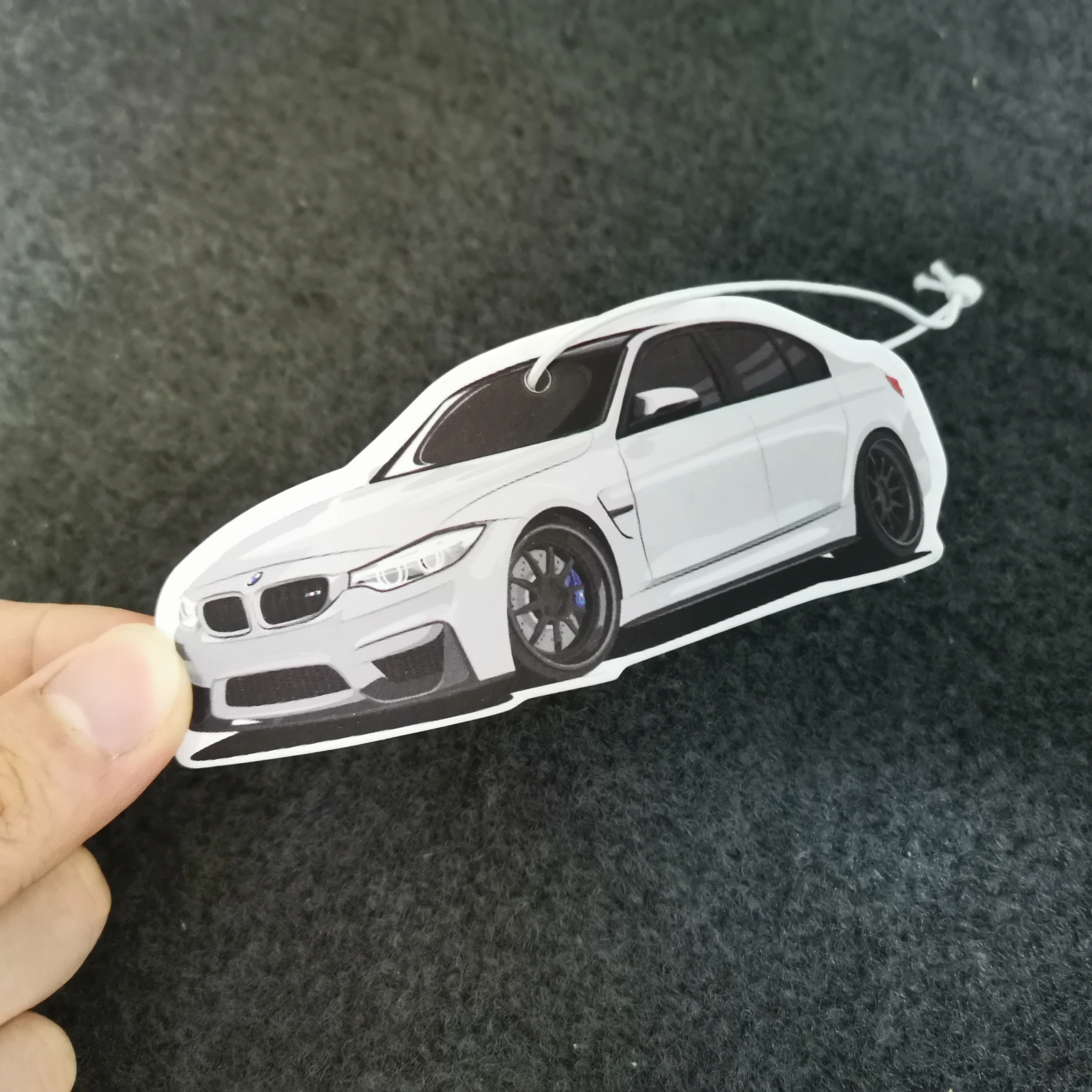 Hot Koop Auto Luchtverfrisser Opknoping Auto Achteruitkijkspiegel Parfum Hanger Effen Papier Jdm Voor E46 E90 M3 M4 M5 accessoires Nba