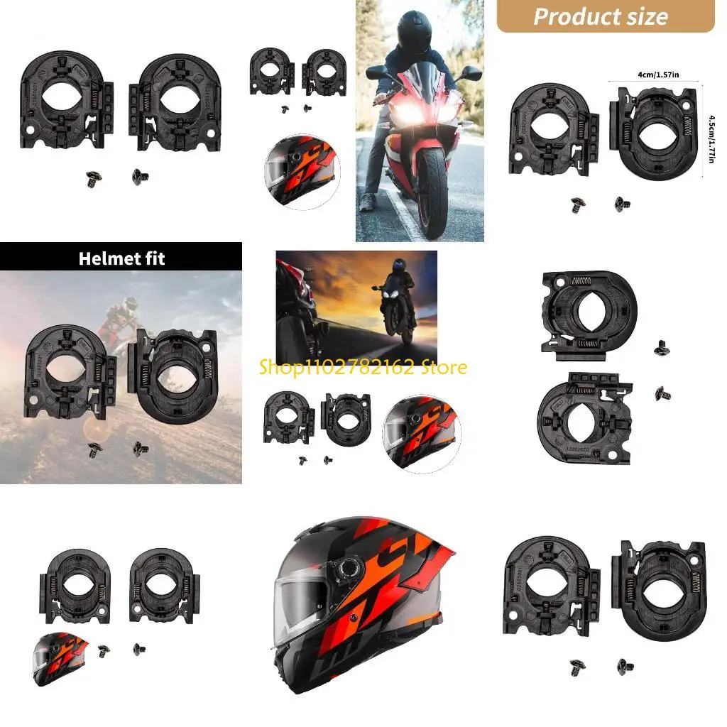 

547B Motocycle Helmets Lens Base Motorbike Visors Shield Fix Plate for Helmets Equipment