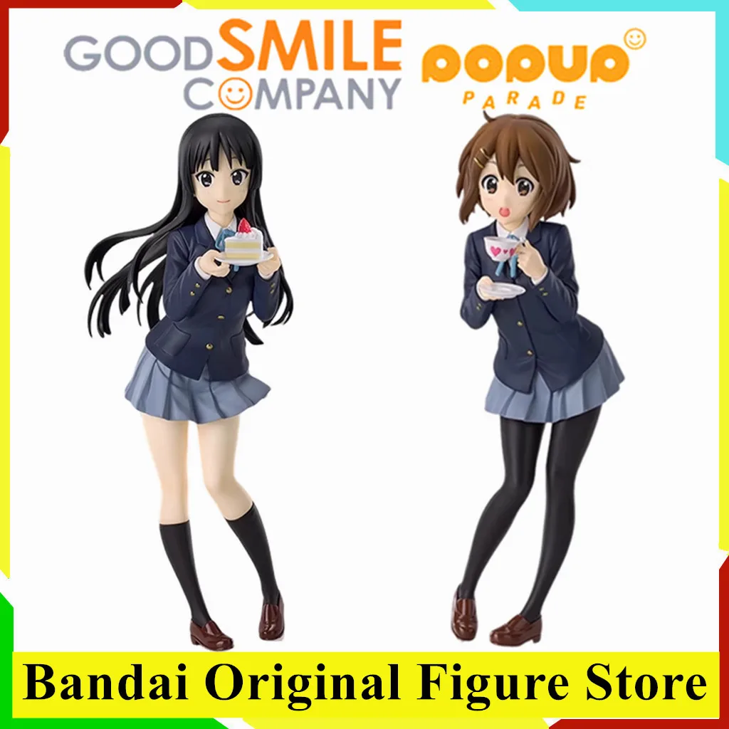 Original POP UP PARADE K-On! Yui Hirasawa Mio Akiyama L size Anime Figure Toys PVC Model Collection Action Figurine Doll Gift