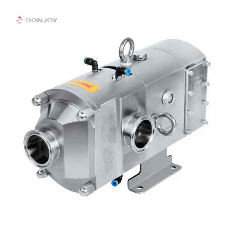 For Sanitary Stainless Steel Double Screw Pump High Pressure OEM Water Pump for Large Particles