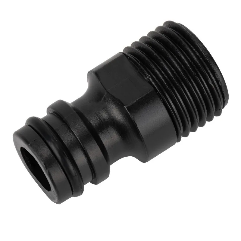 1/2inch 5pcs Faucet Adapter Threaded Fittings Threaded Joint Hydraulics Garden Plastic Quick Coupling Water Pipe