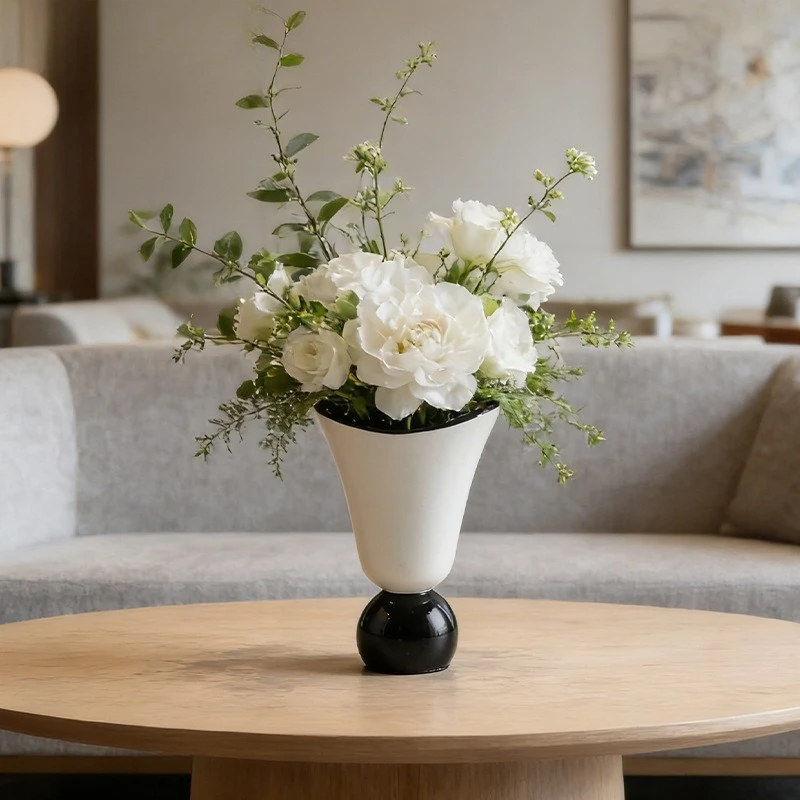 Creative Nordic simple bell vase ornament, home furnishing, homestay soft decoration, sales office, flower arrangement