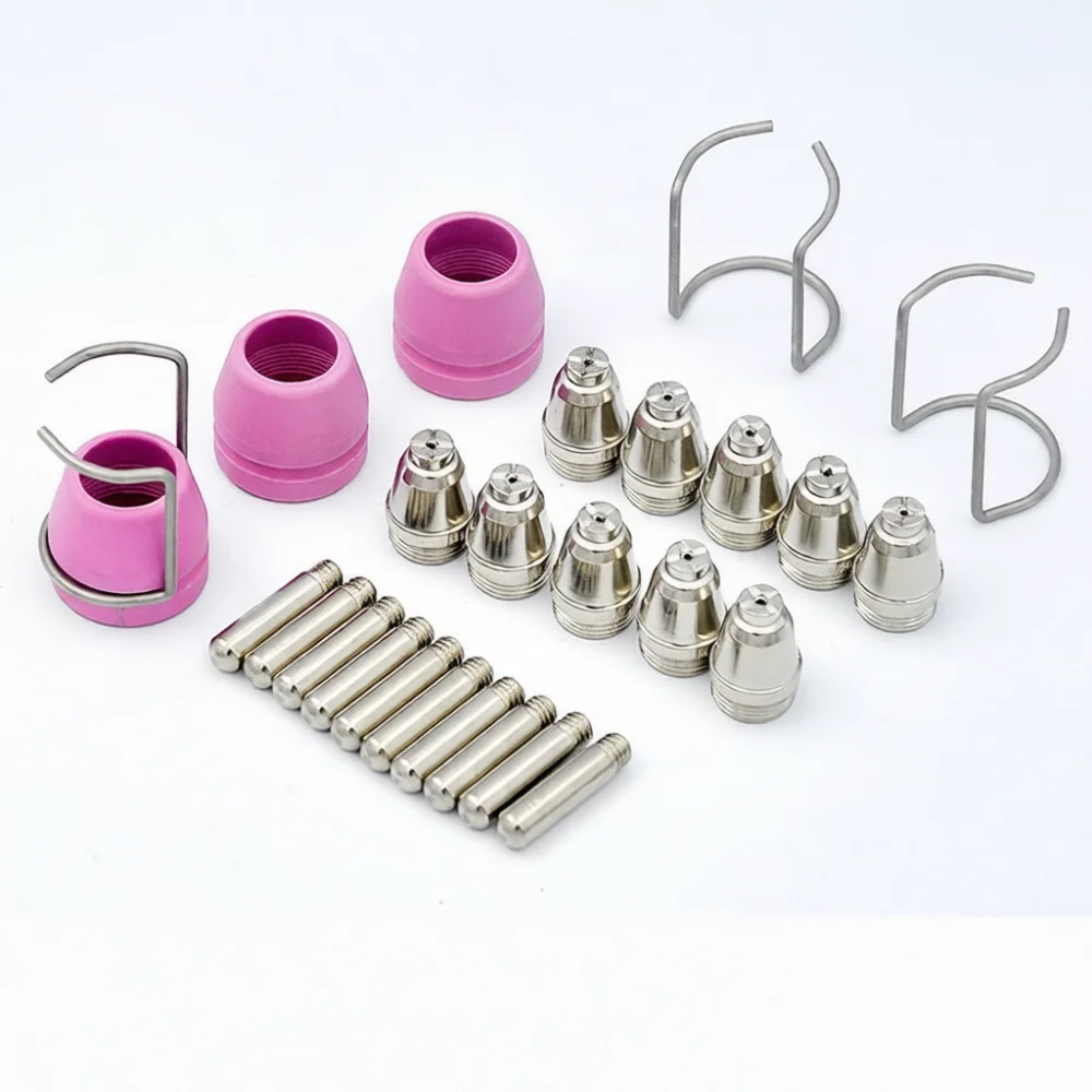 Universal Plasma Torch Parts For SG55 AG60 Electrode Nozzle Set Metal Cutting Welder Machine Replacement Components