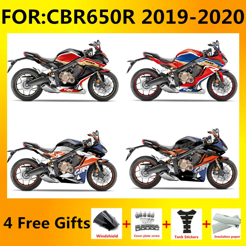 

New ABS Motorcycle Whole Fairing For CBR650R 650R CBR650 2019 2020 19 20 ABS Plastic Full Custom Color Bodywork Fairings zxmt