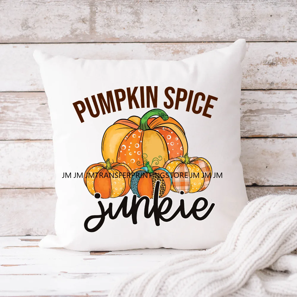 Coquette Farm Fresh Pumpkin Spice Season Fall Vibes Pumpkin Patch Girly DTF Iron On Transfer Sticker Ready To Press For Clothing