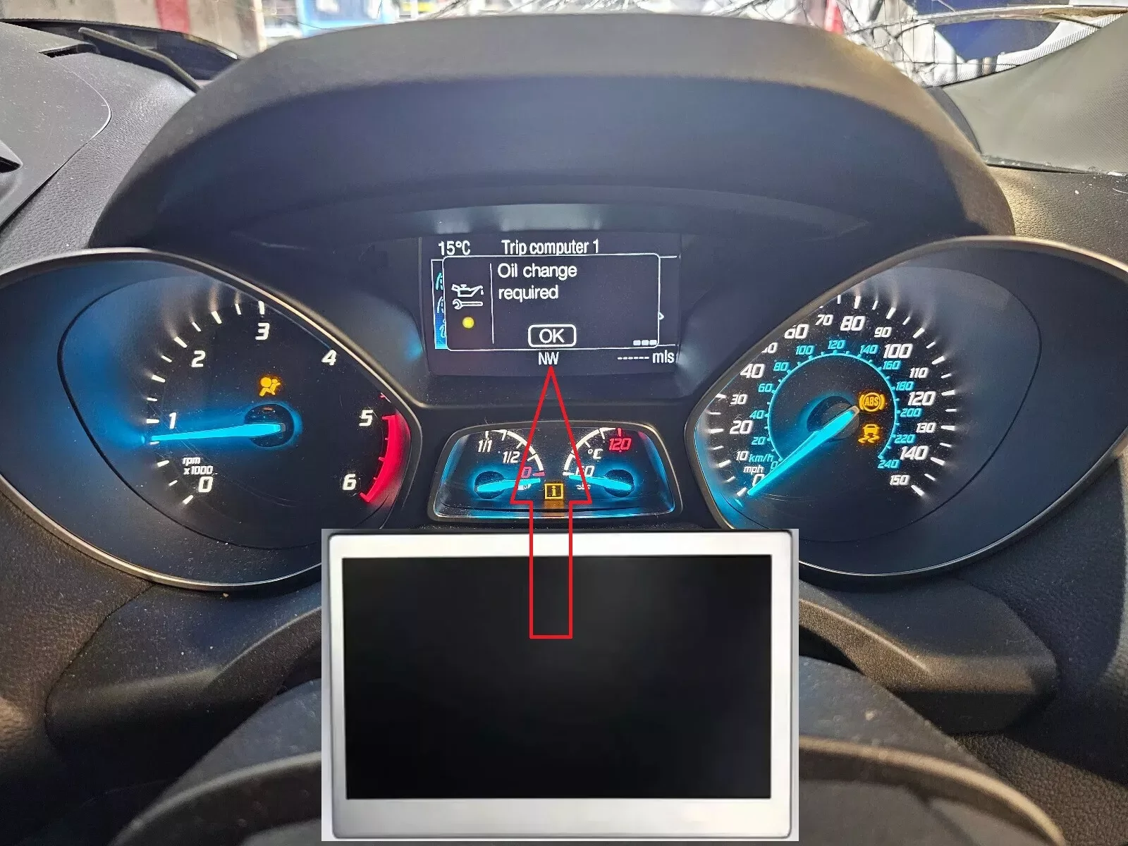 

Ford Kuga 2013 - 2019 for LCD Screen Display Instrument Cluster Replacemen Part