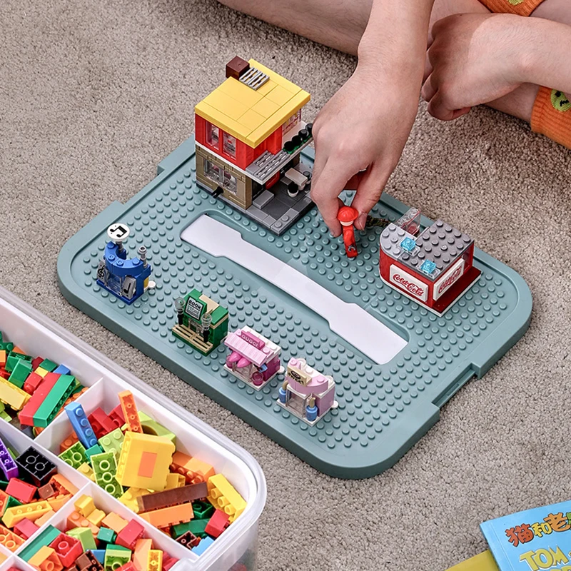 Lego Storage for kids Building Blocks Storage Boxes Adjustable Lego Organizer Container Grid Children Toy Organizer Storages Box
