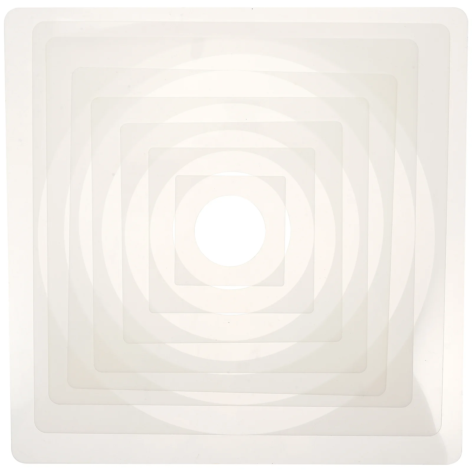 8 Pcs Hollow Inkjet Template Round Modeling Templates Multi-function Painting Stencils for Crafts DIY Wall Tools