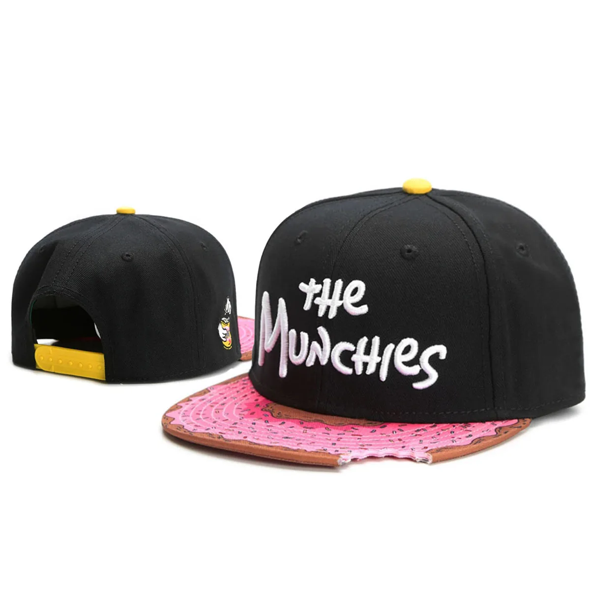 Fashion Unisex THE MUNCHIES Embroidery Hip-hop Hats Spring Autumn Adjustable Casual Snapback Baseball Caps Outdoor Sunscreen Hat
