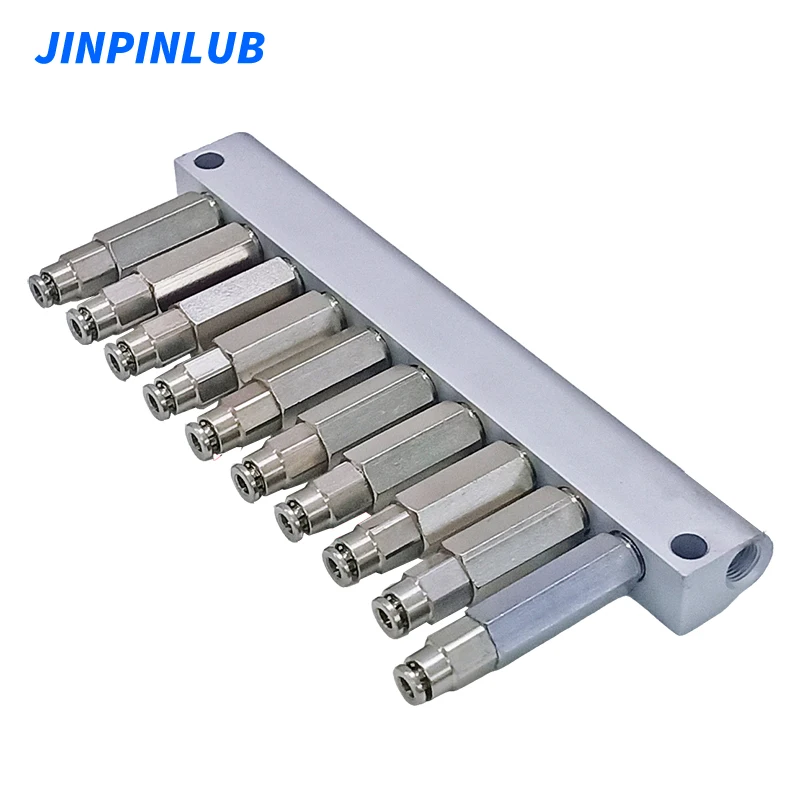 JINPINLUB MUK-10 صمام فاصل موزع موضع الموزع لنظام دائرة الشحوم الحجمي #6