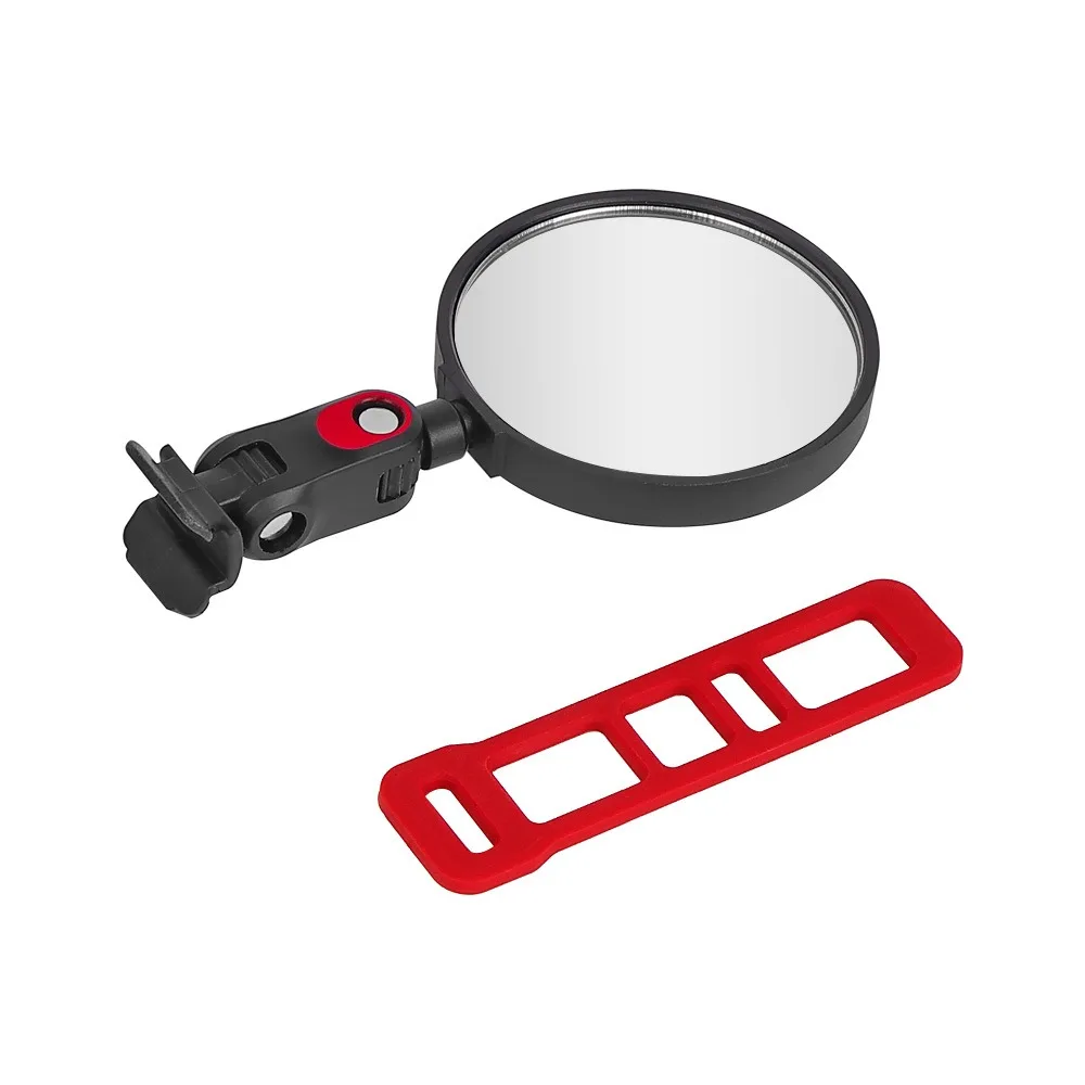 360 ° Verstellbarer Roller-Rückspiegel Gebogener Spiegel Universeller Lenkerspiegel für Ninebot MAX G3 G2 G30 ZT3 Pro F3 F40 P100