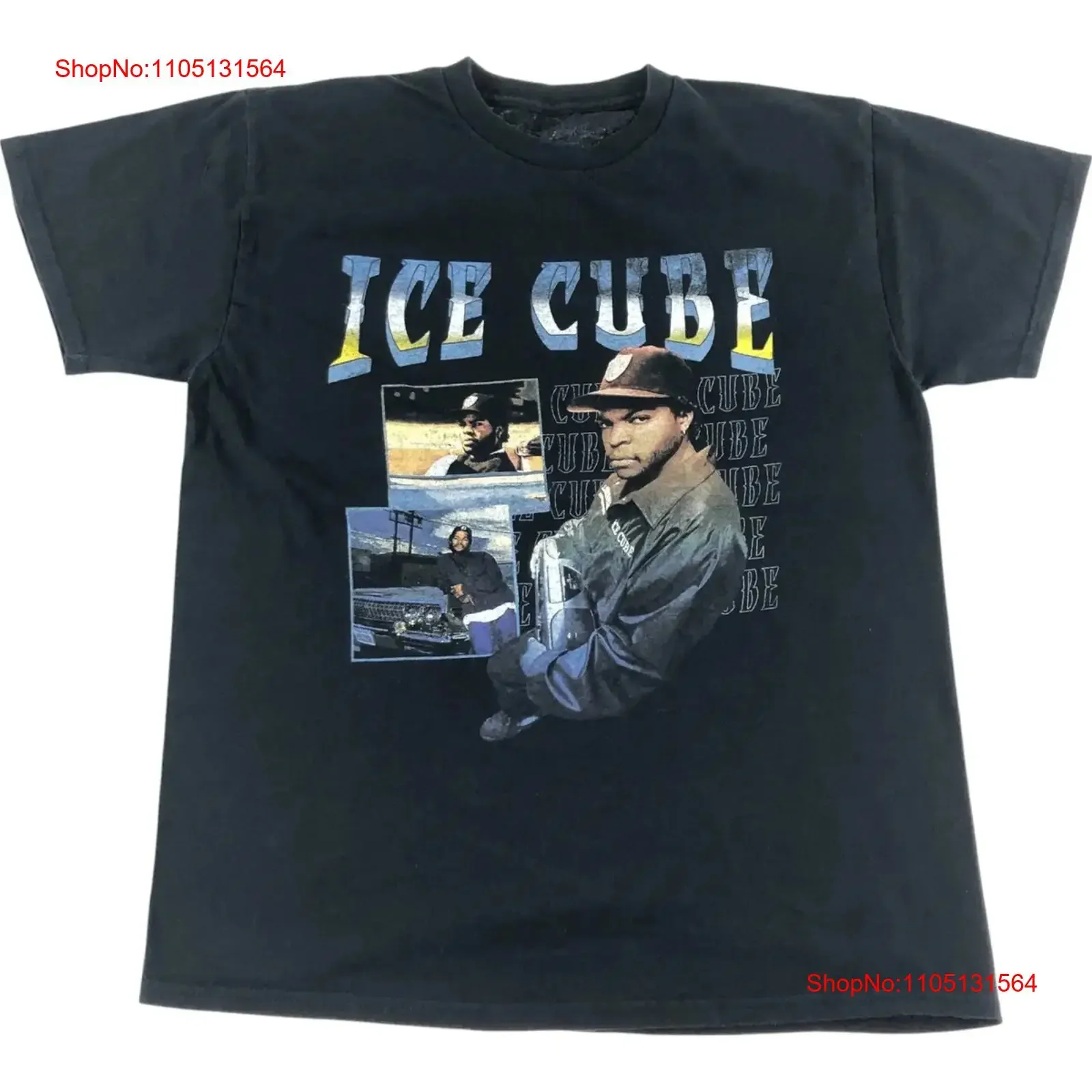 

ICE CUBE Rap T shirt Men's M size eaa546363 vintage Washed graphic Unisex Top For Everyday Wear homme Soft streetwear Stylish