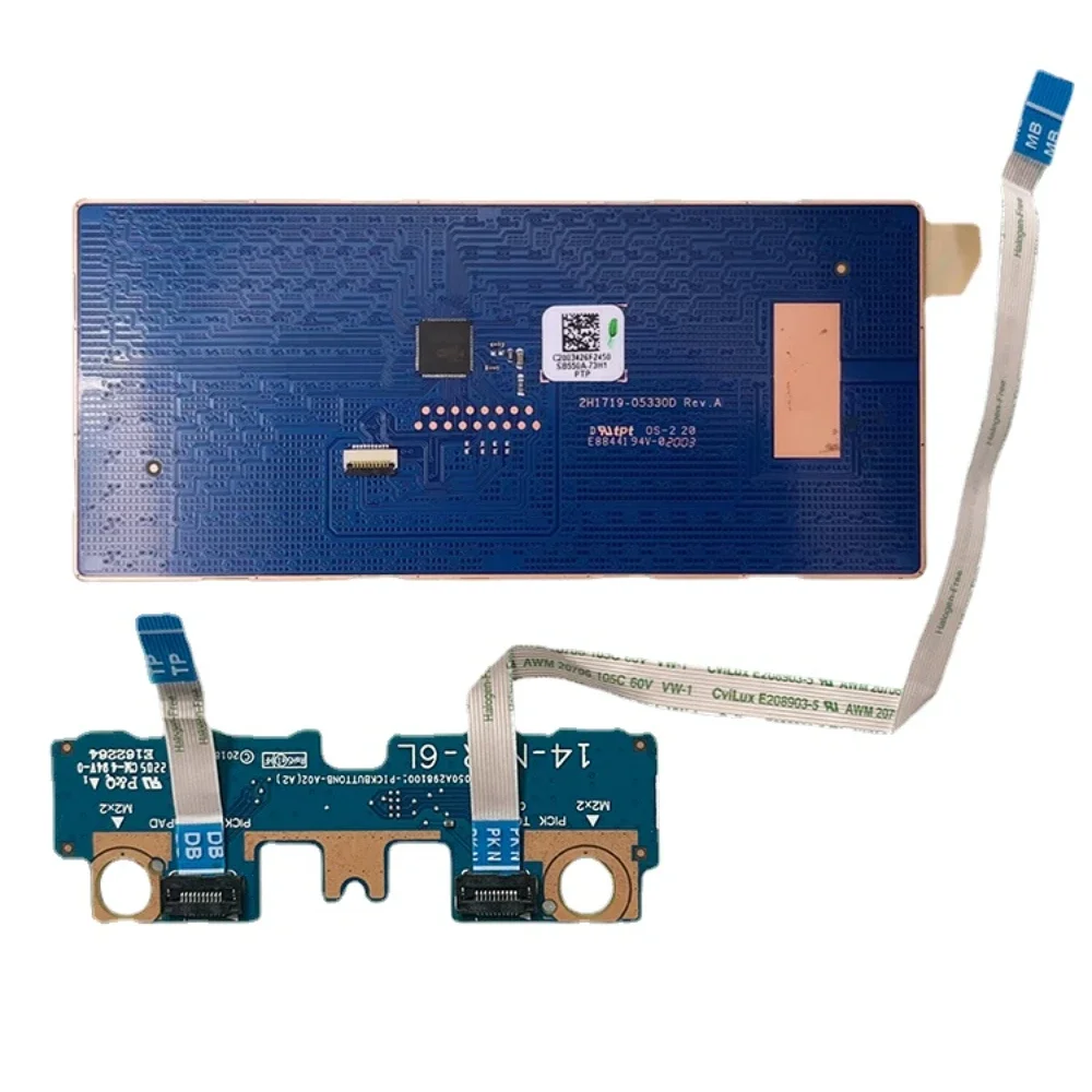 Neu für HP 14-df 14-dk 14-cf 14s-cr 340 g5 240 g8 TPN-I130 TPN-I135 Laptop Touchpad Board links rechts Tasten Board 100% getestet