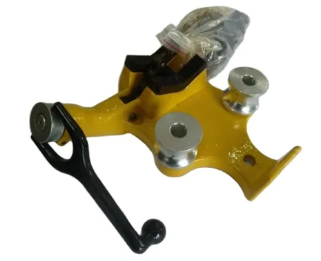 6-Inch DIY Screw Bench Chain Pipe Vise Cast Iron Base Crank Handle Manual Holding for Bending Large Plumbing Tools OEM