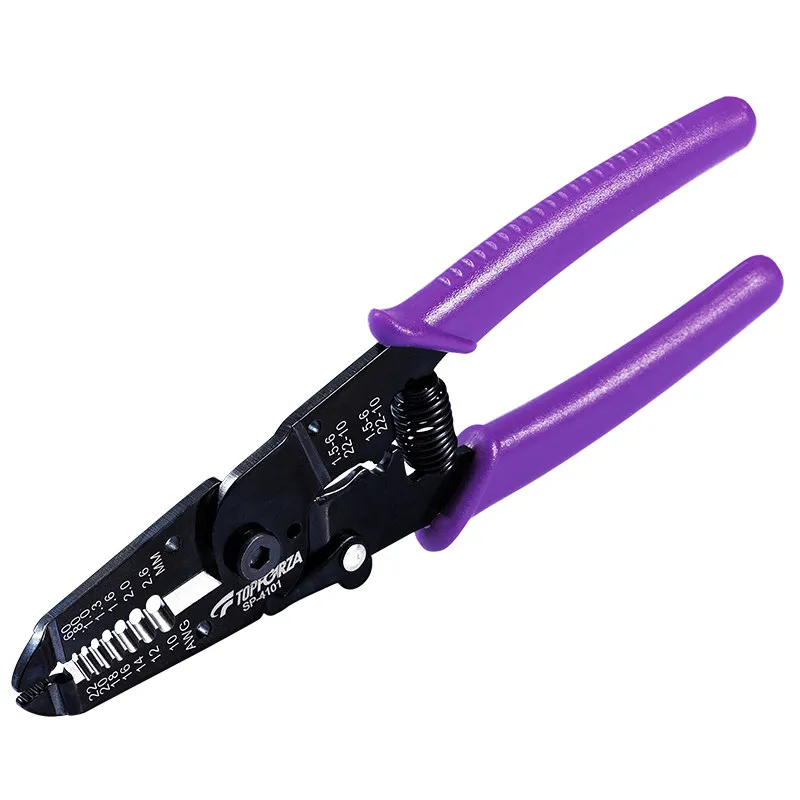 Multifunctional Precision Wire Stripping Pliers 5 in 1 Electrical Wire Stripping Pliers 0.6-2mm