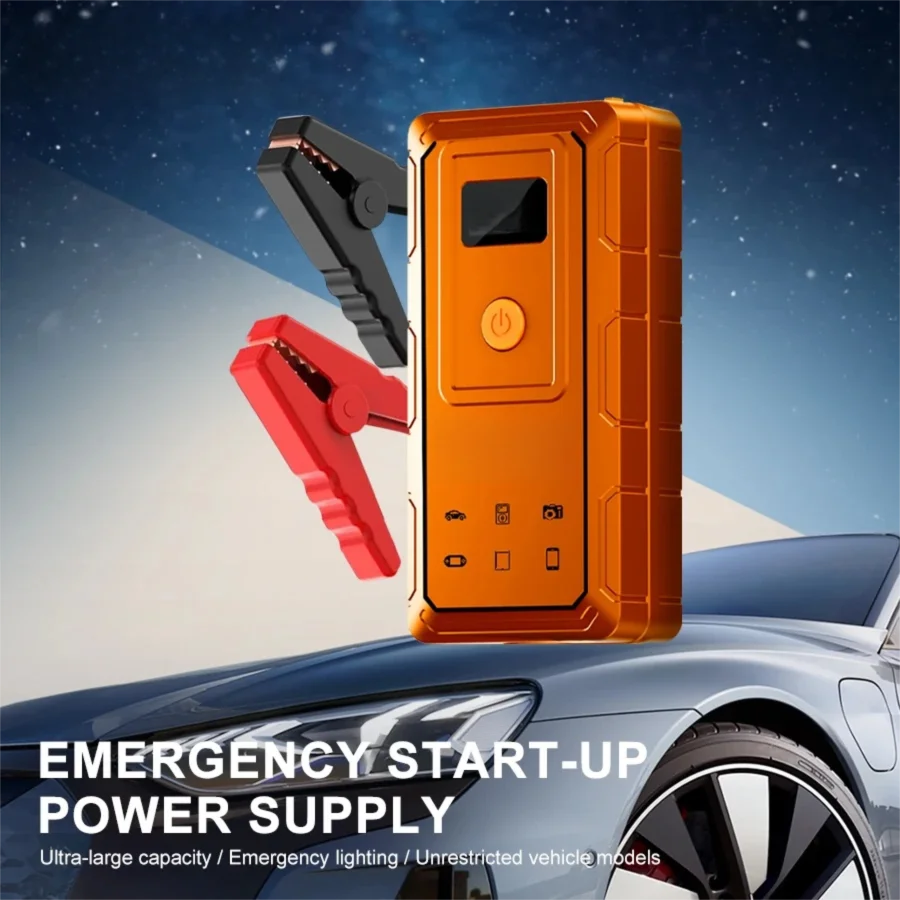 

BELIBUPortable Multi-functional LED Lighting Car Battery Jump Starter 12V Power Bank for Outdoor Emergency Motorcycle Automobile