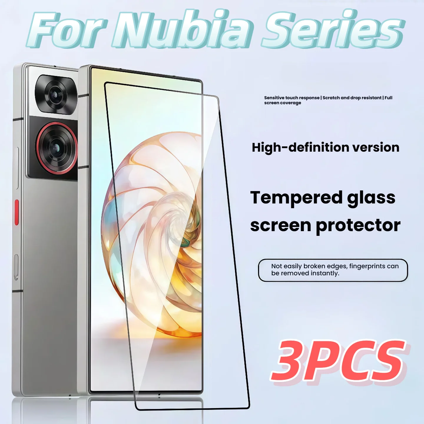 

Защитная пленка из закаленного стекла HD для серии ZTE Nubia Ultra - Z50 Z60 Z70 Z70S, 3 шт., защита от пыли