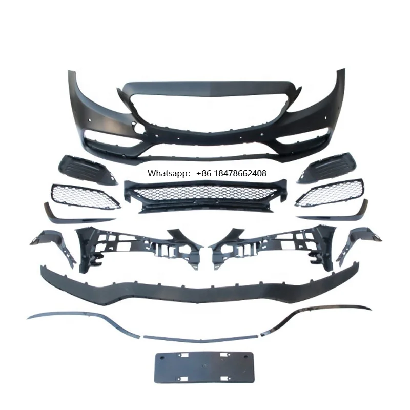 

High Quantity Car Front Bumper Body Kits for C- Class C200L Modified C63 2015 2016 2017 2018