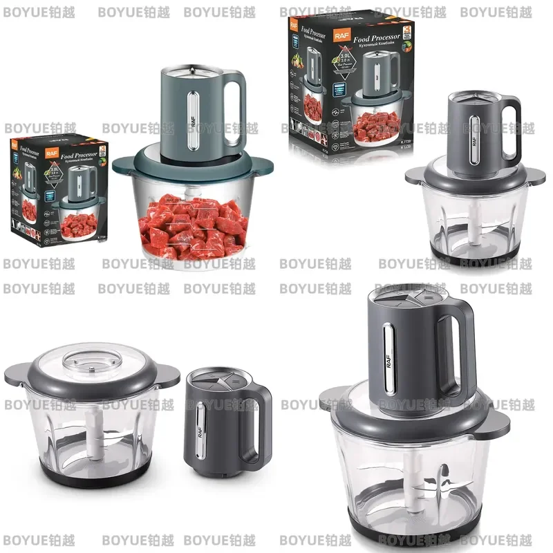 5L Automatic Dough Mixer Meat Grinder Vegetable Mincer Household Large Capacity Kneading Machine European Standard Kitchen