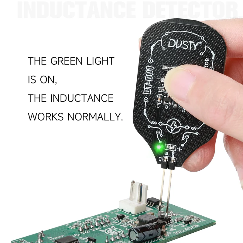 Dusty DT-001 inductance Detector Motherboard Coil Tester for PC Repair Electromagnetic Induction Quick Fault Check Repair tool