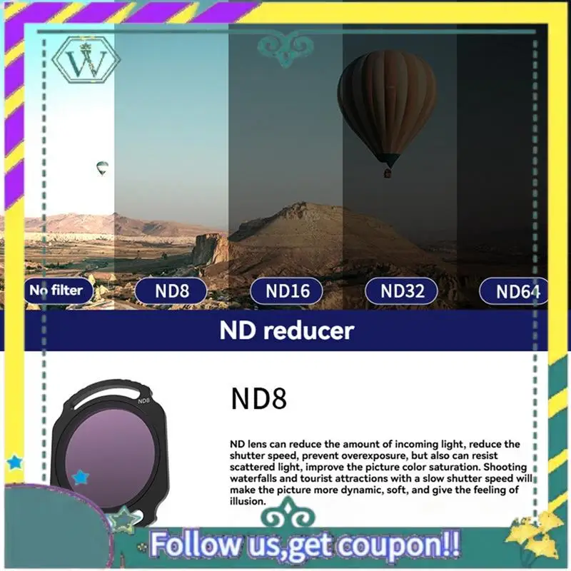 

NEW For O4 Air Unit Pro Filter Set UV CPL ND Filter Kit Camera Protection Lens Filter Fordji O4 Air Unit Pro/Avata2