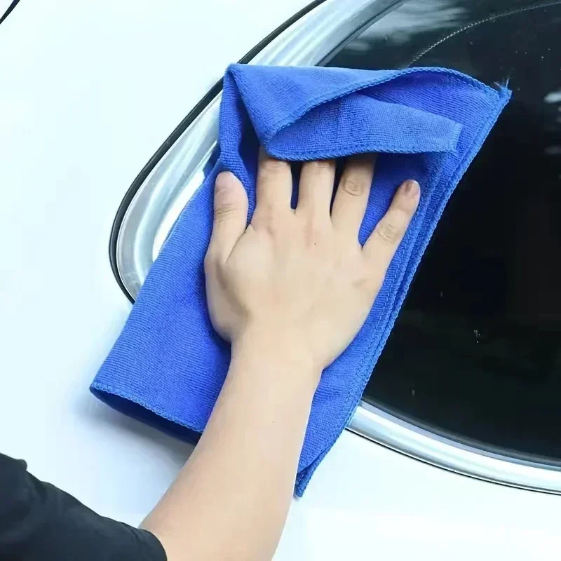 Microfiber Cleaning Cloths Lint Free Microfiber Cleaning Towel Cloths Reusable Cleaning TowelsThickened Absorbent Car Wash Towel