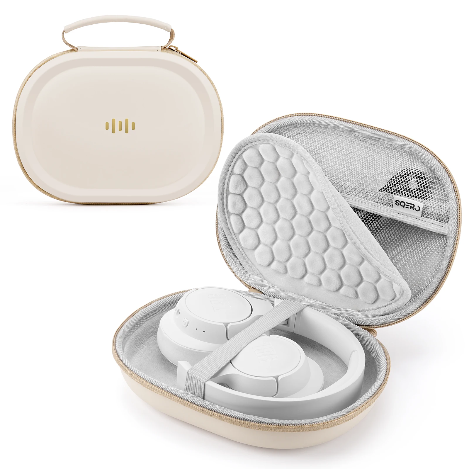 

Чехол для наушников sony wh 1000xm6/bose quietcomfort ultra/ soundcore q30/q45, обновленная универсальная портативная дорожная сумка из искусственной кожи с карманом