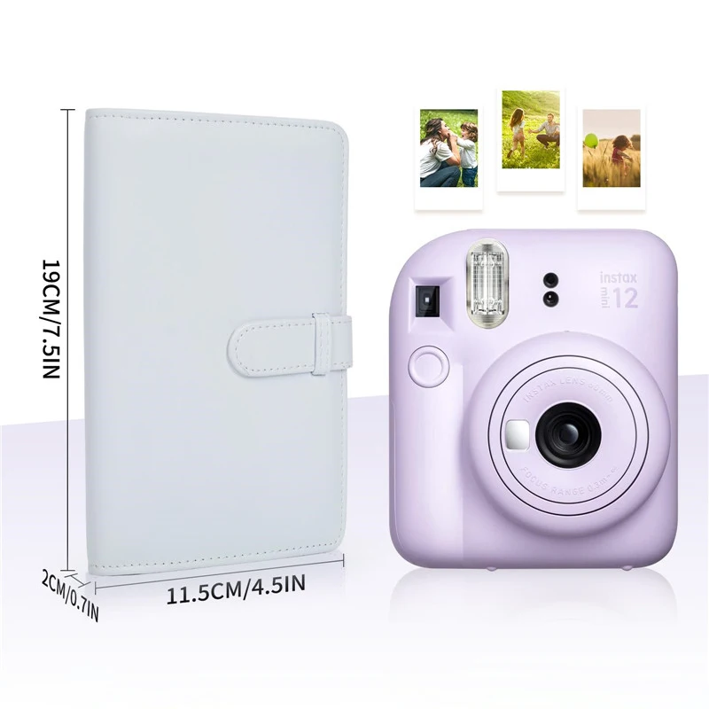 108 Pockets Photo Album for Camera Photo Album Book for Fujifilm Instax Mini 12 11 9 90 70 40 8 7 Camera 3 inch