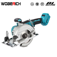 5Inch 125mm Brushless Mini Electric Circular Saw Cordless Woodworking Power Garden Tool （without battery）For Makita 18V Battery