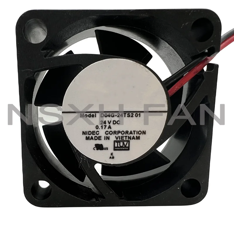 

D04G-24TS2 01 24V 0.17A 40x40x20mm 2-Wire Server Cooling Fan