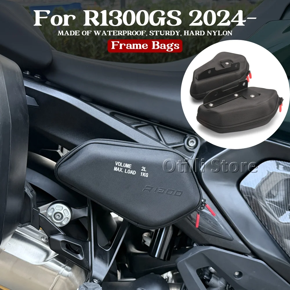 

R1300GS Motorcycle Frame Bag Side Fairing Tools Bags For BMW R 1300 GS GS1300 R1300 GS r1300gs 2023 2024 2025 Storage Saddlebag