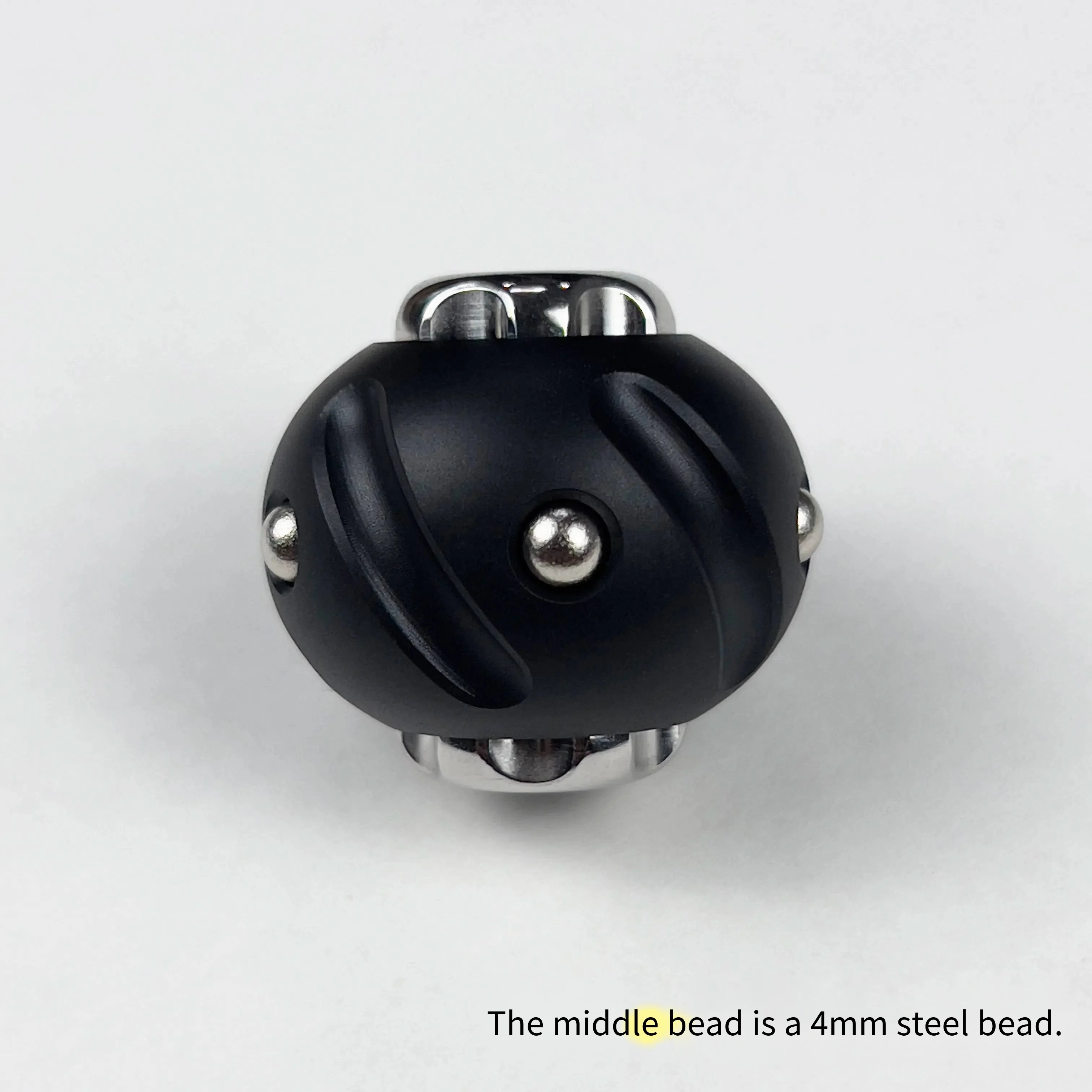 Foye EDC Meteor Hammer Coltello Ciondolo Push Card Acciaio inossidabile 304 Pezzo sospeso Giroscopio con punta delle dita Giocattolo Decorazione Articolo