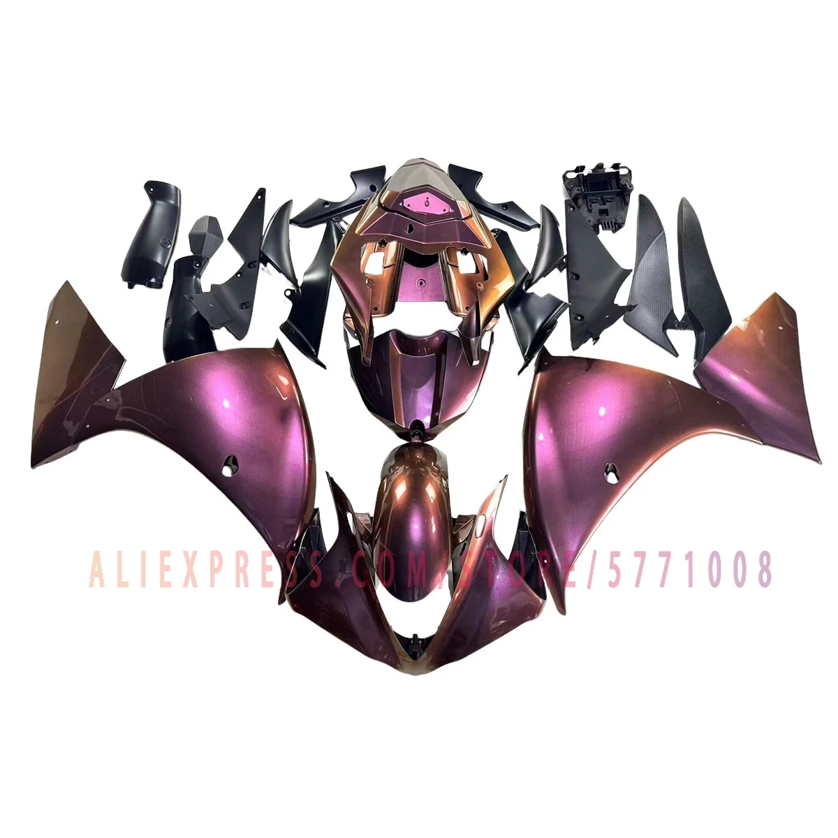 For YZF R1 2009 2010 2011 Full Fairing Kit ABS Plastic Motorcycle Fairings Bodywork Cowling Custom Purple
