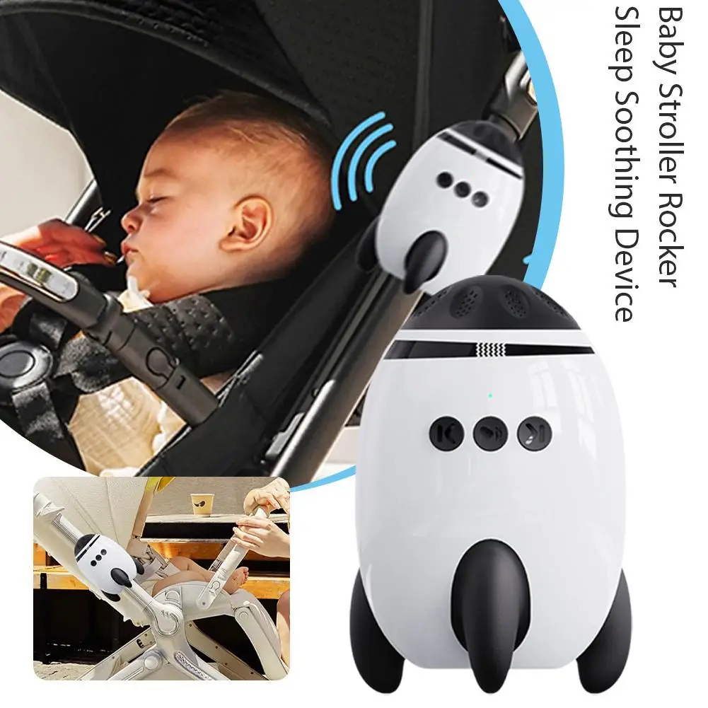 عربة أطفال محمولة، جهاز مهدئ للنوم، عربة أطفال، قطعة أثرية للنوم مع بلوتوث لاسلكي بالضوضاء البيضاء