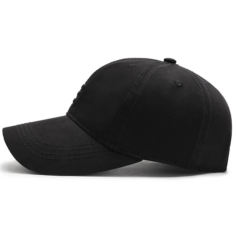 Hat Men\'s Baseball Cap European and American fashion Spring and Autumn Sun Hat casual Black Summer Casual Peaked Hat Men\'s Sp...