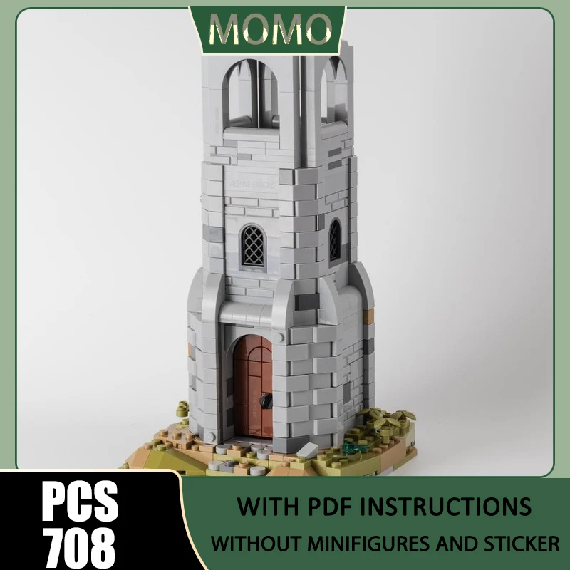 

Magic Rings Model Moc Building Blocks Modular Movie Tower Model Model Technology Bricks DIY Assembly Construstion Gift Toy