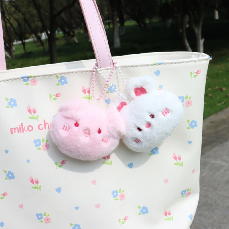 Portachiavi con orsetto farcito portachiavi con ciondolo per borsa da scuola carino portachiavi con peluche Kawaii accessori per portachiavi per auto regalo per bambini