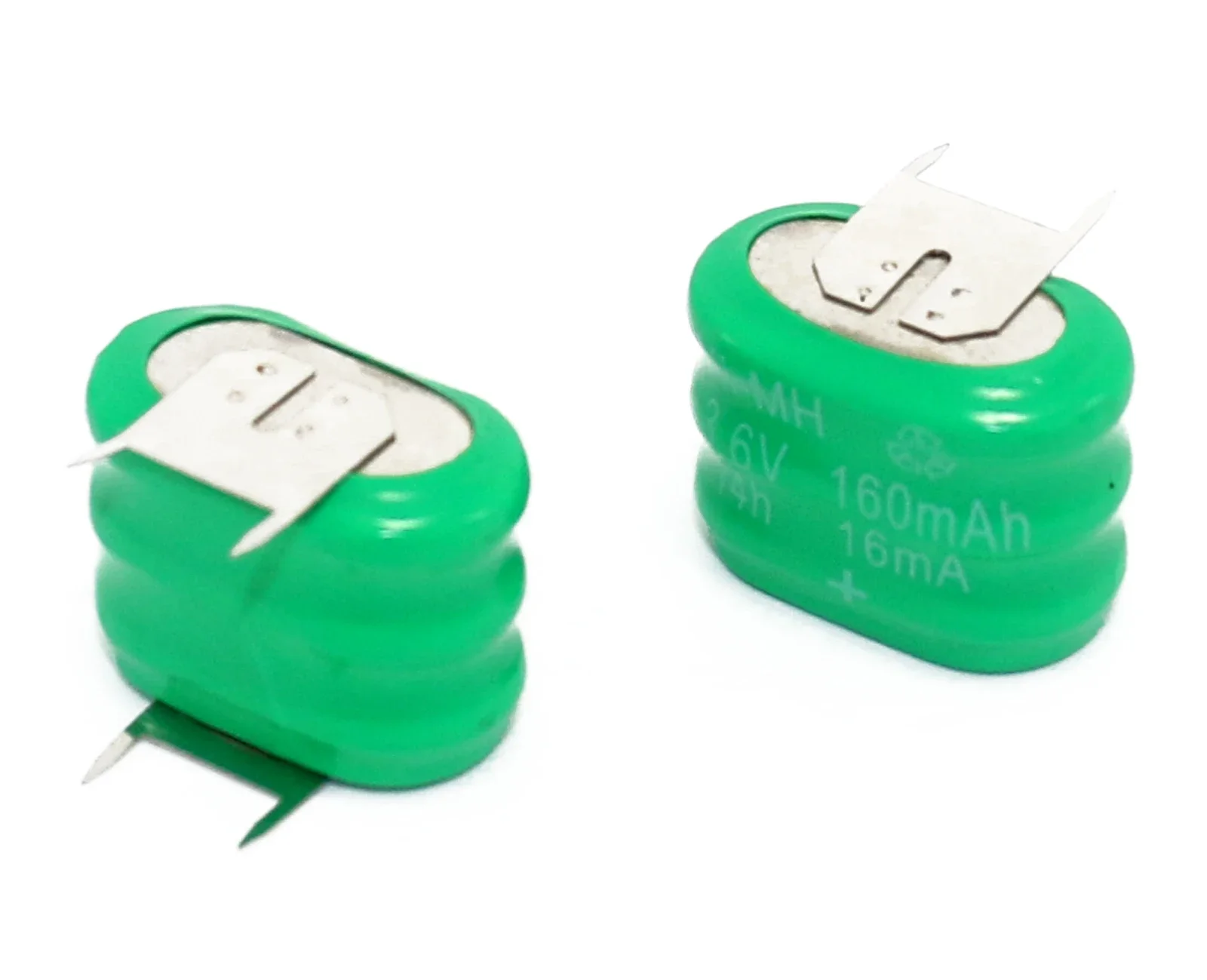 3x Ni-MH Rechargeable Battery 3.6V 160mAh Button cells for Datachip CNC PLC Backup Power